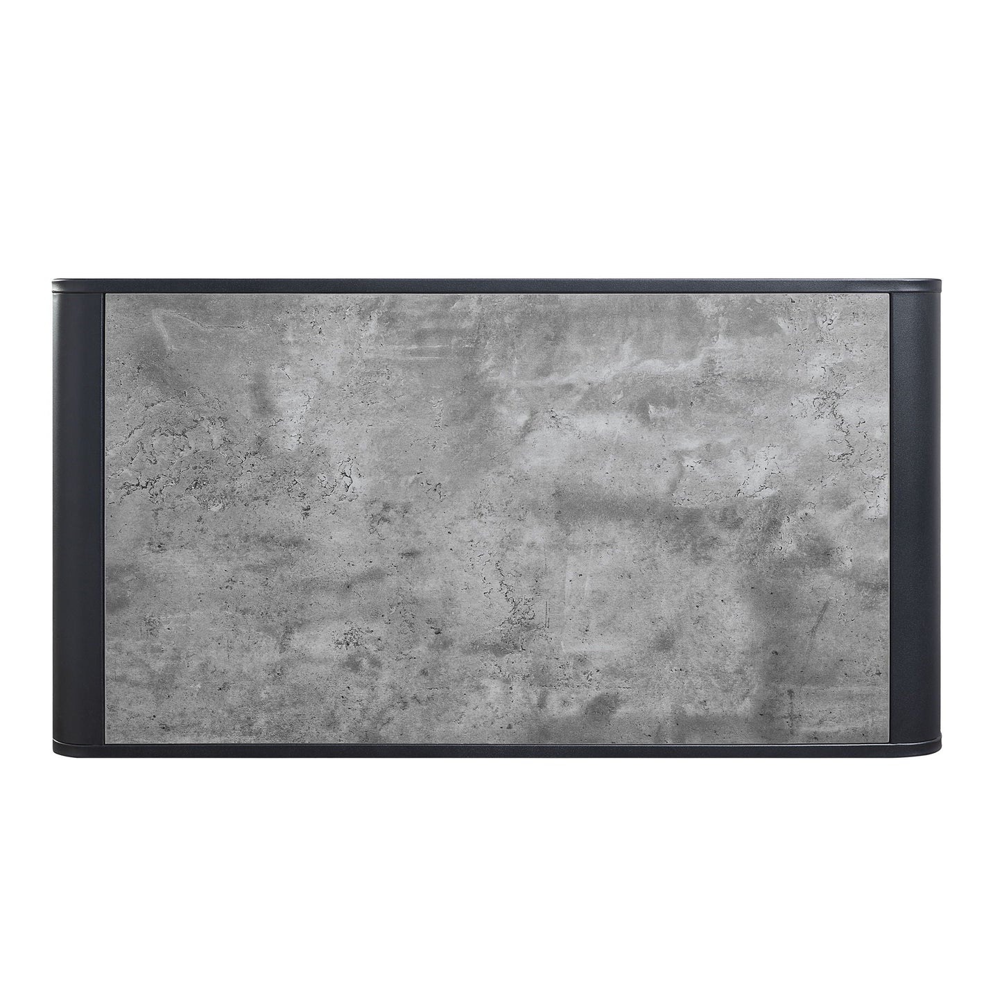 Raziela Concrete Coffee Table - Black / Gray