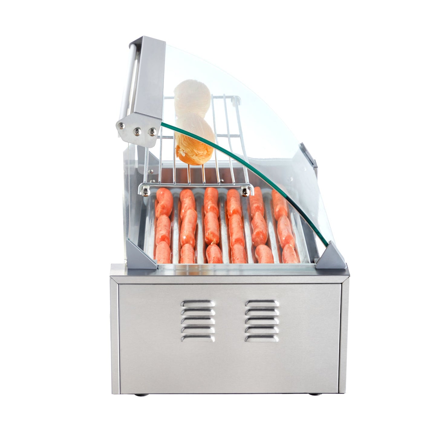 Hot Dog Roller with 7 Rollers and 18 Hot Dogs Capacity