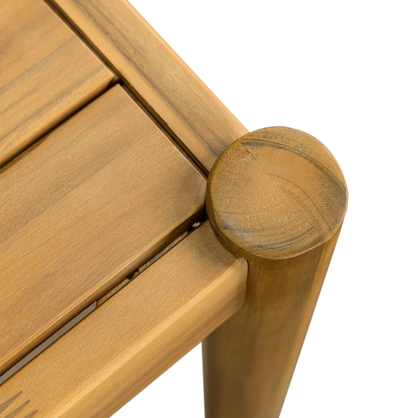 Classic Patio Dining Table, Acacia Wood - Light Teak