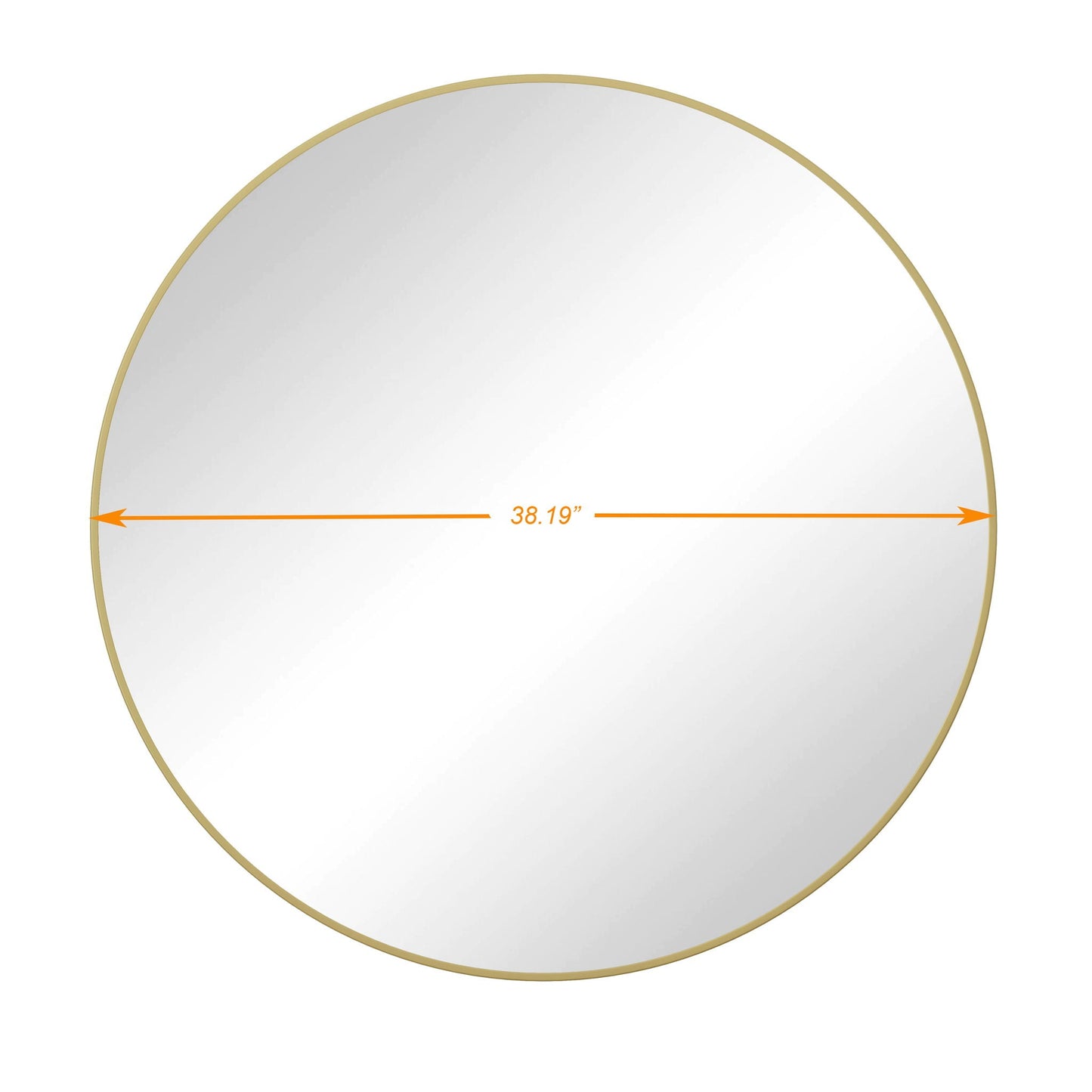 Wall Circular Mirror Metal Framed Mirror Round Vanity Mirror Dressing Mirror, For Bathroom, Living Room, Bedroom Wall Decor