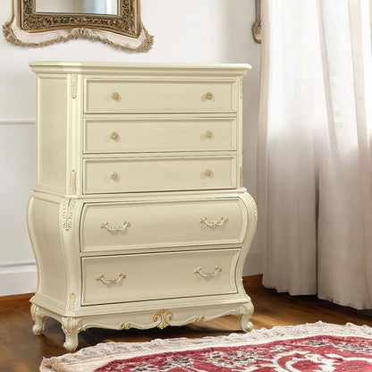 Chantelle - Chest - Pearl White Finish