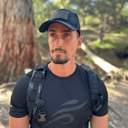 JupiterGear Military-Style Tactical Patch Hat with Adjustable Strap | Breathable & Unisex