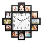 12-Photo Collage Wall Clock – Home Decor Frame Clock