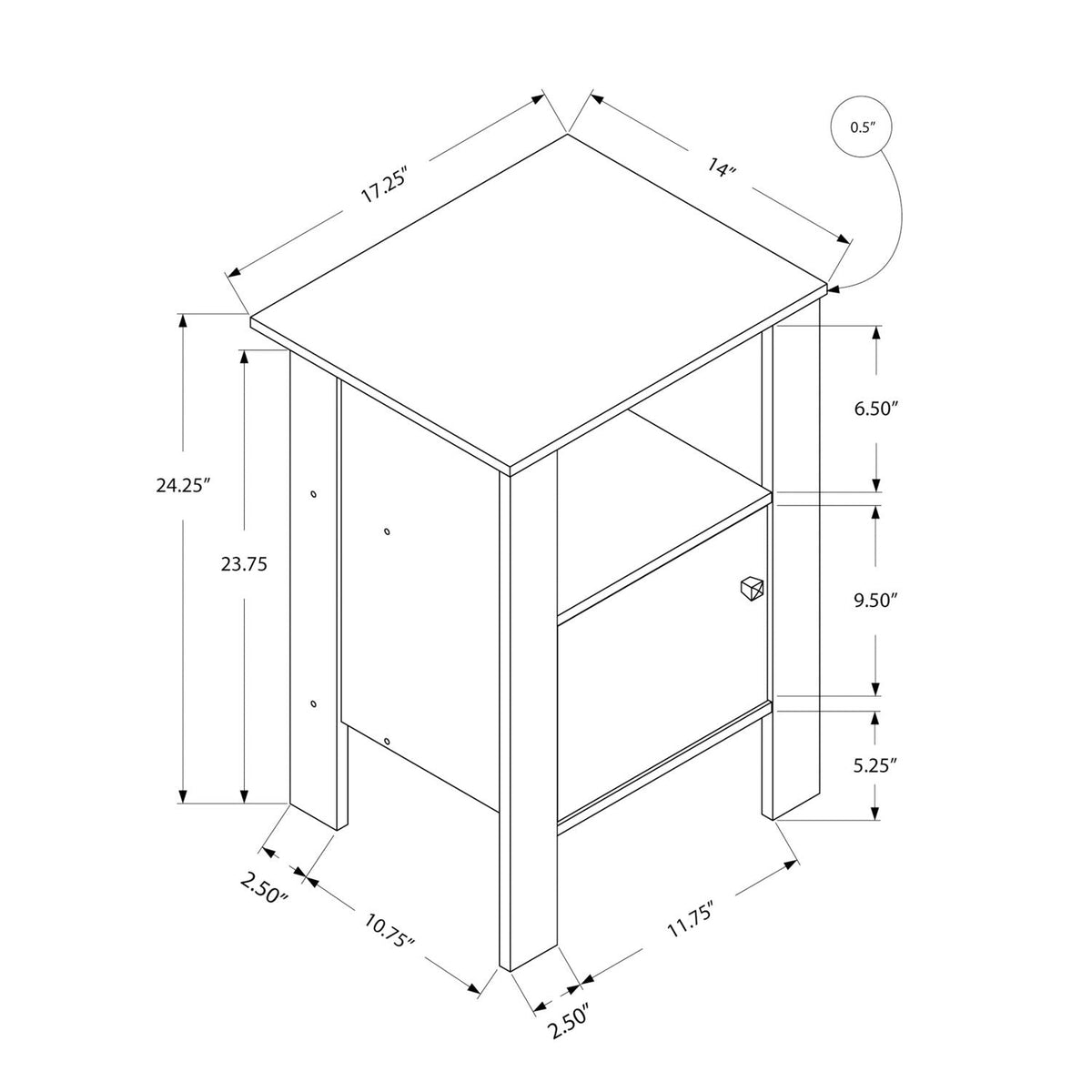 Accent Nightstands, Storage, And Transitional