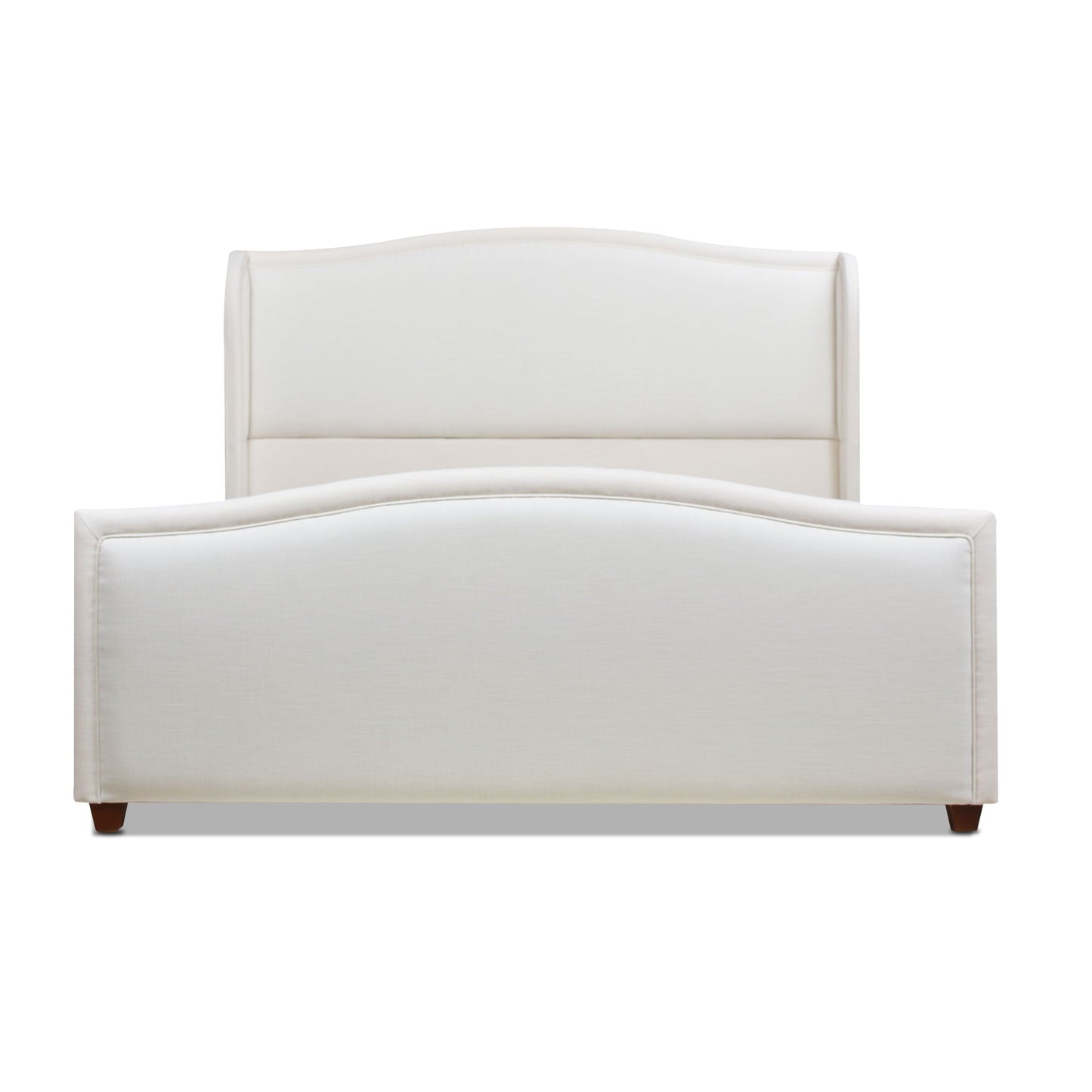 Carmen - Upholstered Wingback Panel Bed Frame