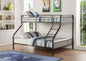 Caius - Twin Long Queen Bunk Bed - Gunmetal
