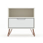 Rockefeller - Nightstand With 1 Drawer - White