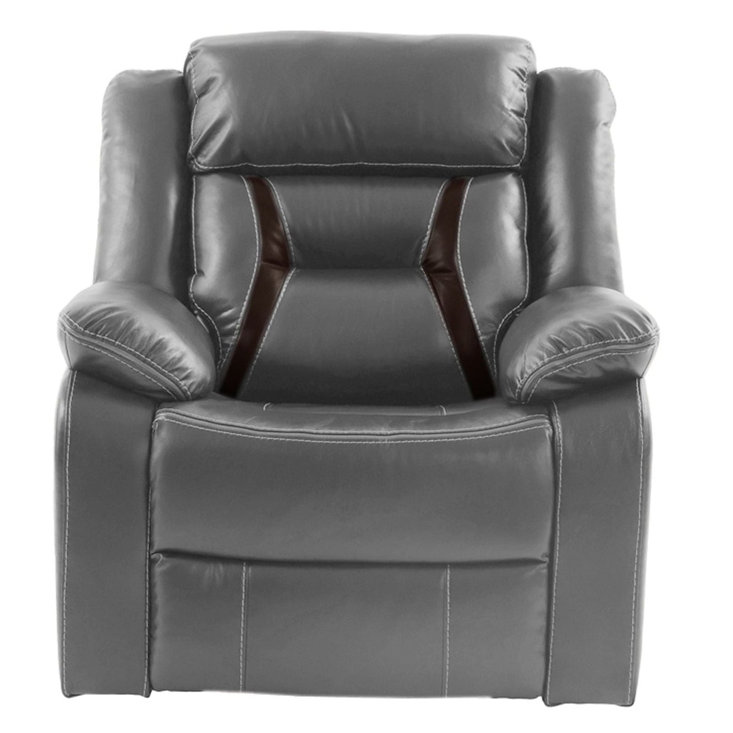 Living Room Set With Pillow Armrest And Tufted Backrest