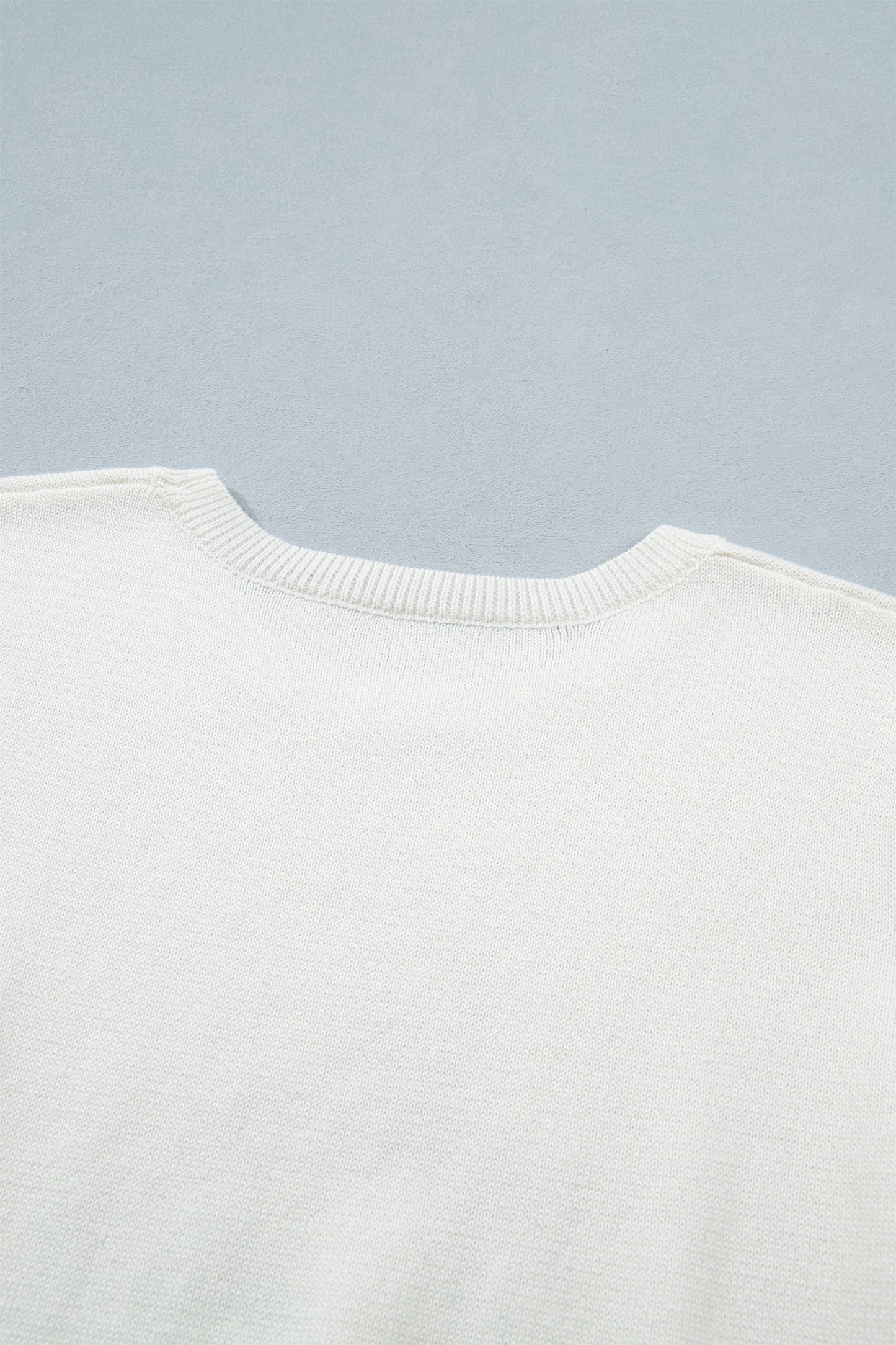 Regina Printed Short Sleeve Sweater