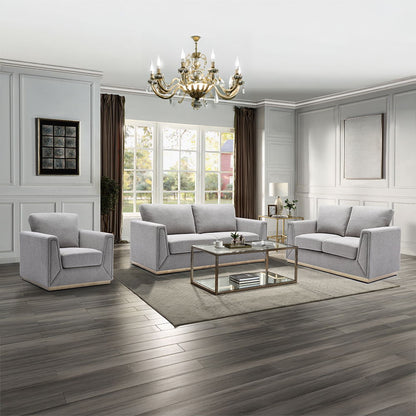 Valin - Chair - Gray Linen