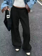 Wide Leg Drawstring Sweatpants