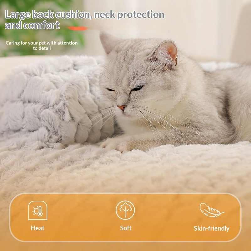 Cat Nest Winter Warm Sofa Cushion Extra Large Outdoor Dog Nest Cat Nest Cage Special Cross-Border Pet Supplies