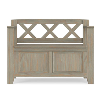 Amherst - Small Transitional Entryway Storage Bench