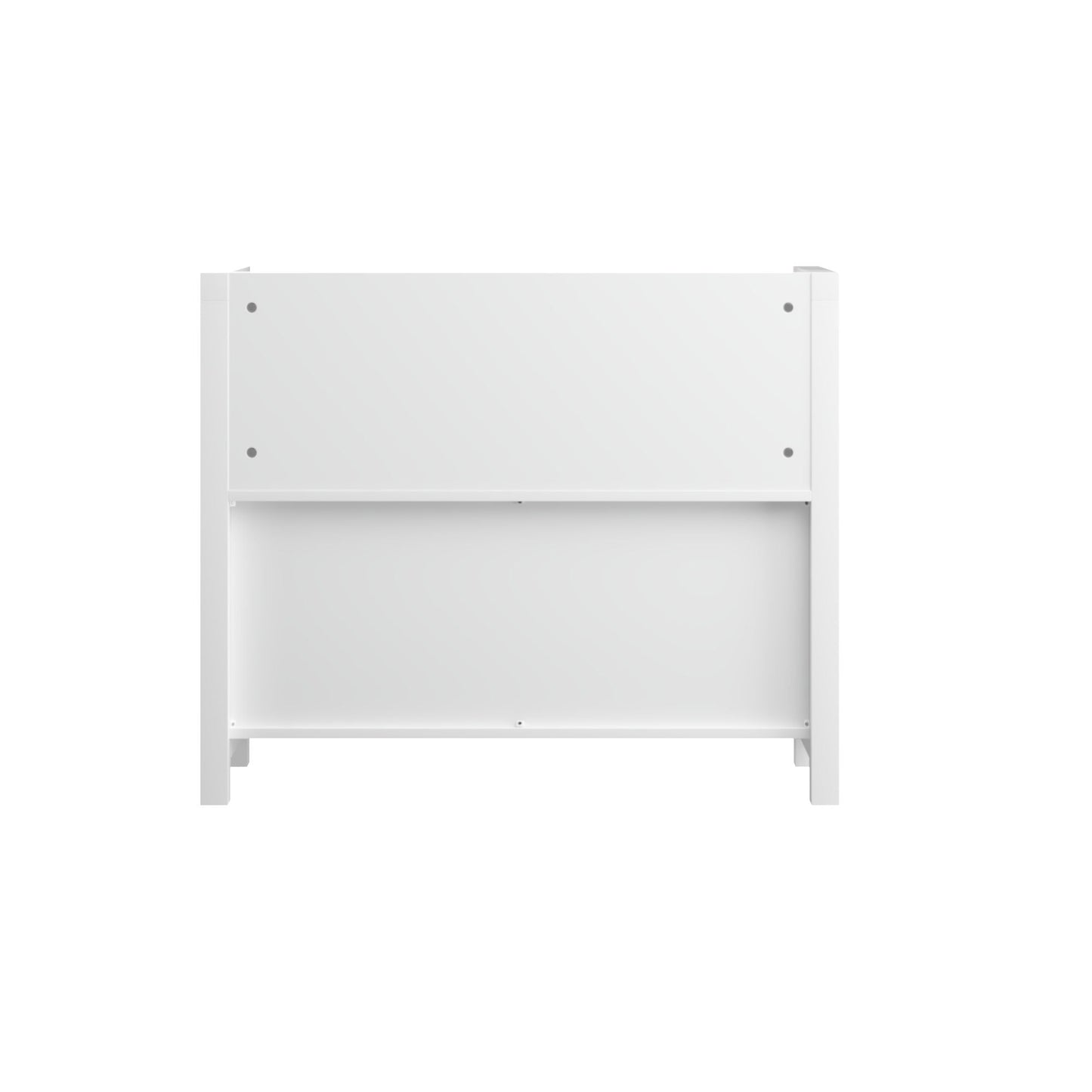 Bookshelf With 3 Tier Front Facing Storage And 3 Bins, Toddler Bookcase For Playroom - White