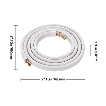 25FT Mini Split Line Set, 3/8" & 5/8" O.D