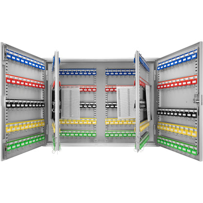 400 Keys Adjustable Key Lock Box With Digital Lock - Gray