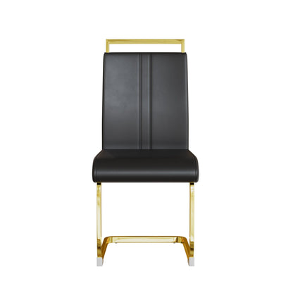 Side Dining Room Chair, Padded Seat High Back