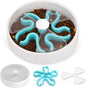 Slow Feeder Dog Bowls Maze Dog Food Puzzle Feeder For Dry Food Wet Food Raw Food Non Slip Interactive Dog Feeder For