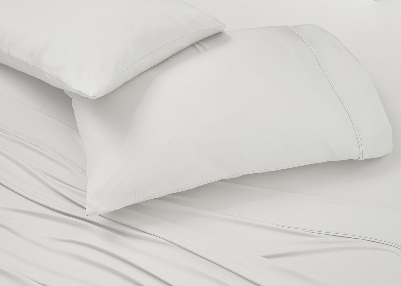 BedGear Vertex Sheet Set, Bright White, Split King / Split Cal King