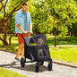 PawHut Foldable Doggy Stroller for Medium Large Dogs and Cats