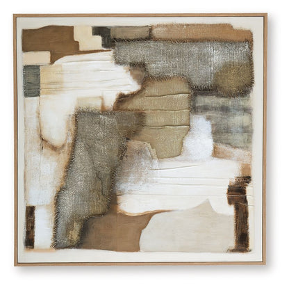 Wylander - Wall Art - Tan / Brown / Gray