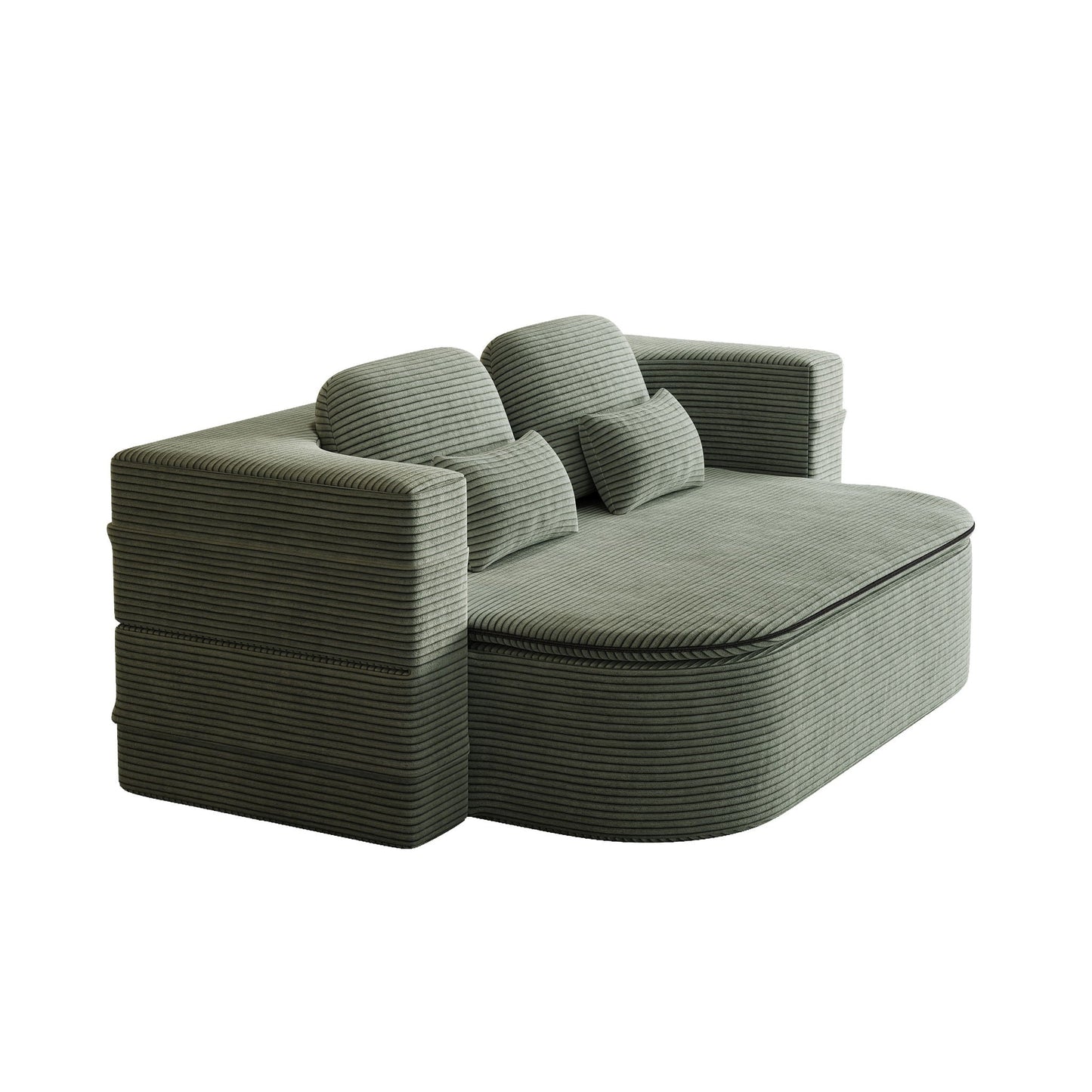 2 In 1 Foldable Sofa Bed With Multi Functional Blanket