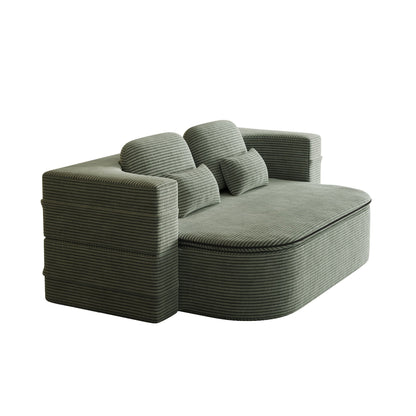 2 In 1 Foldable Sofa Bed With Multi Functional Blanket