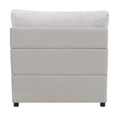 Tarrance - Modular Power Armless Recliner - Gray
