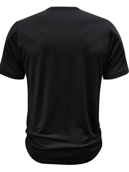 Men's Full Size Classic Fitted Crew Neck T-Shirt Plus Size