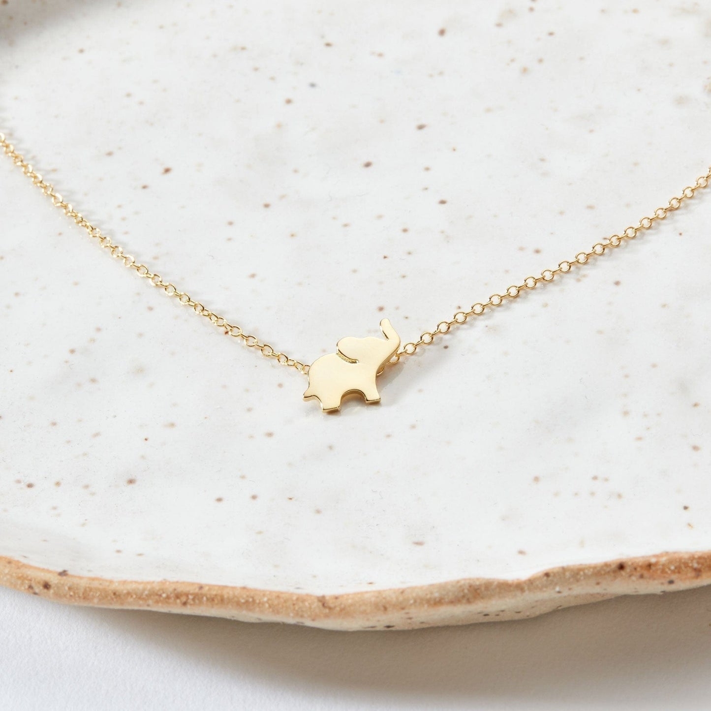 Abuela Elephant Pendant Necklace