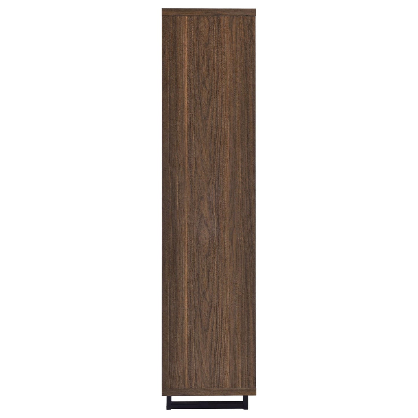 Rodger - 3 Shelf Cabinet Bookcase - Walnut