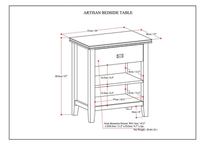 Artisan - Handcrafted Bedside Table