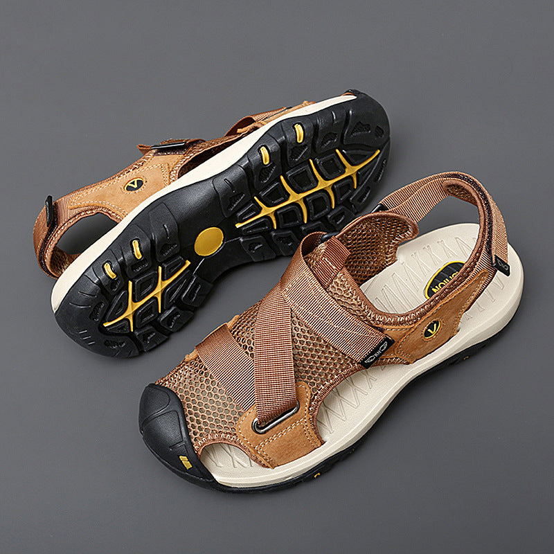 Mens Slip-on Large-size Sandals