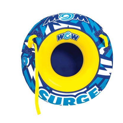 WOW Watersports Surge Tarpaulin-Bottom Snow Tube with Tow Leash
