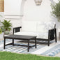 2 Piece Outdoor Loveseat and Coffee Table Set