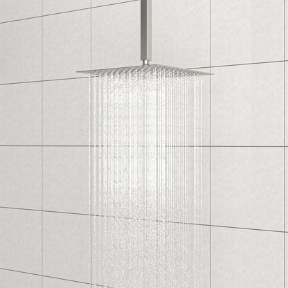 Premium 8" Ceiling Mounted Shower Arm With Flange