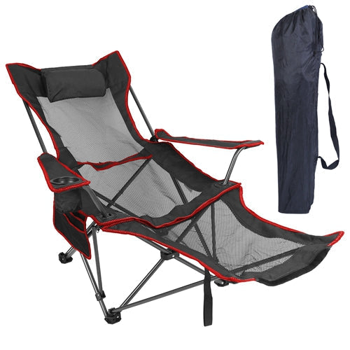 Foldable Camping Chair – Heavy Duty Steel, 330 lbs Capacity