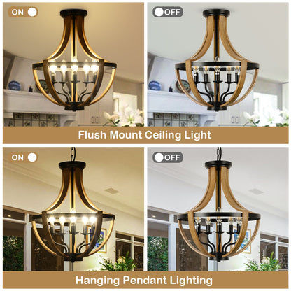5-Light Modern Chandeliers