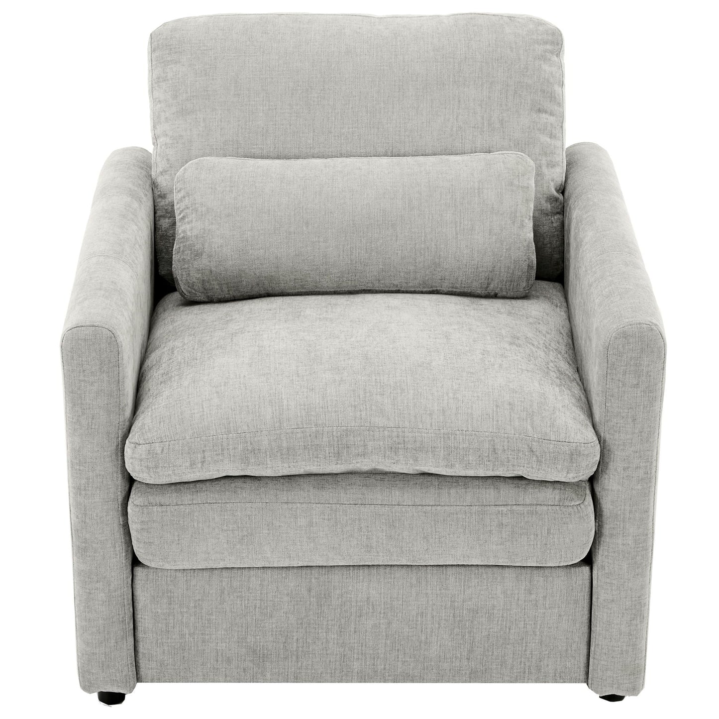Cozy Upholstered Cushion Armchair For Living Room