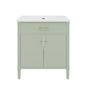 Bathroom Vanity With Sink, Soft Close Doors And Adjustable Shelf