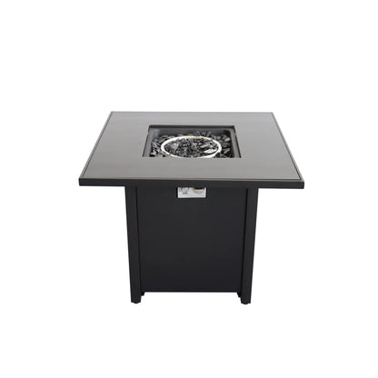 Outdoor Fire Pit For Outdoor Home Garden, Backyard Fireplace - Black