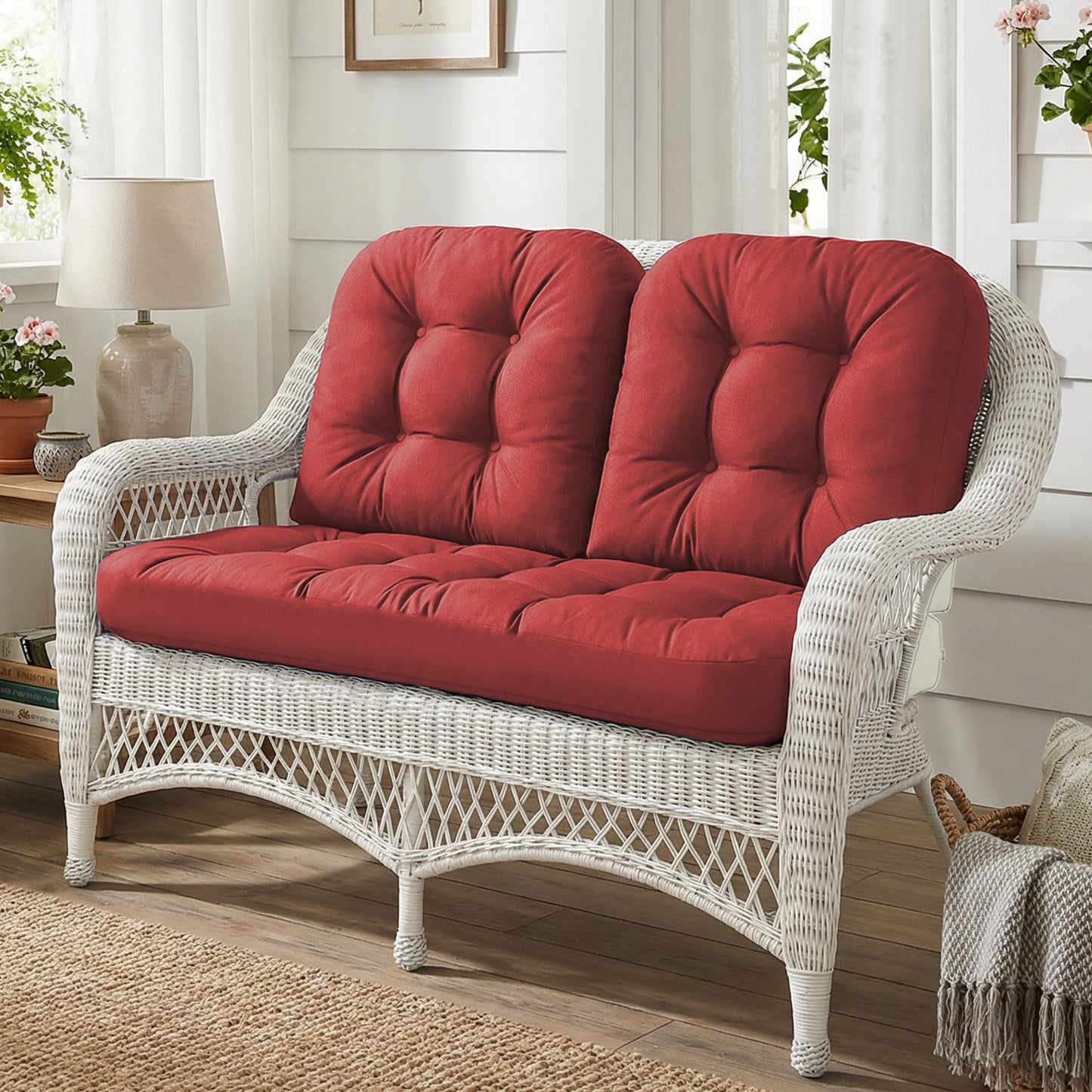 Wicker Chair Cushions Set of 3