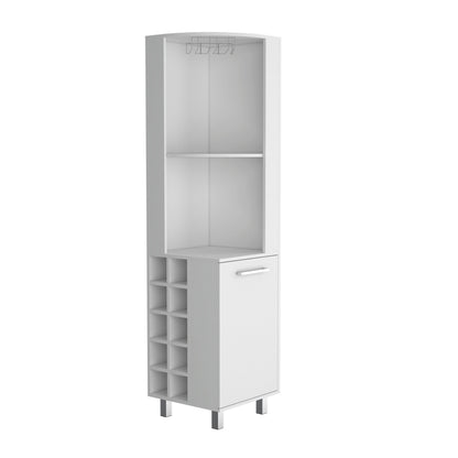 Kaia 70" Tall Corner Bar Cabinet