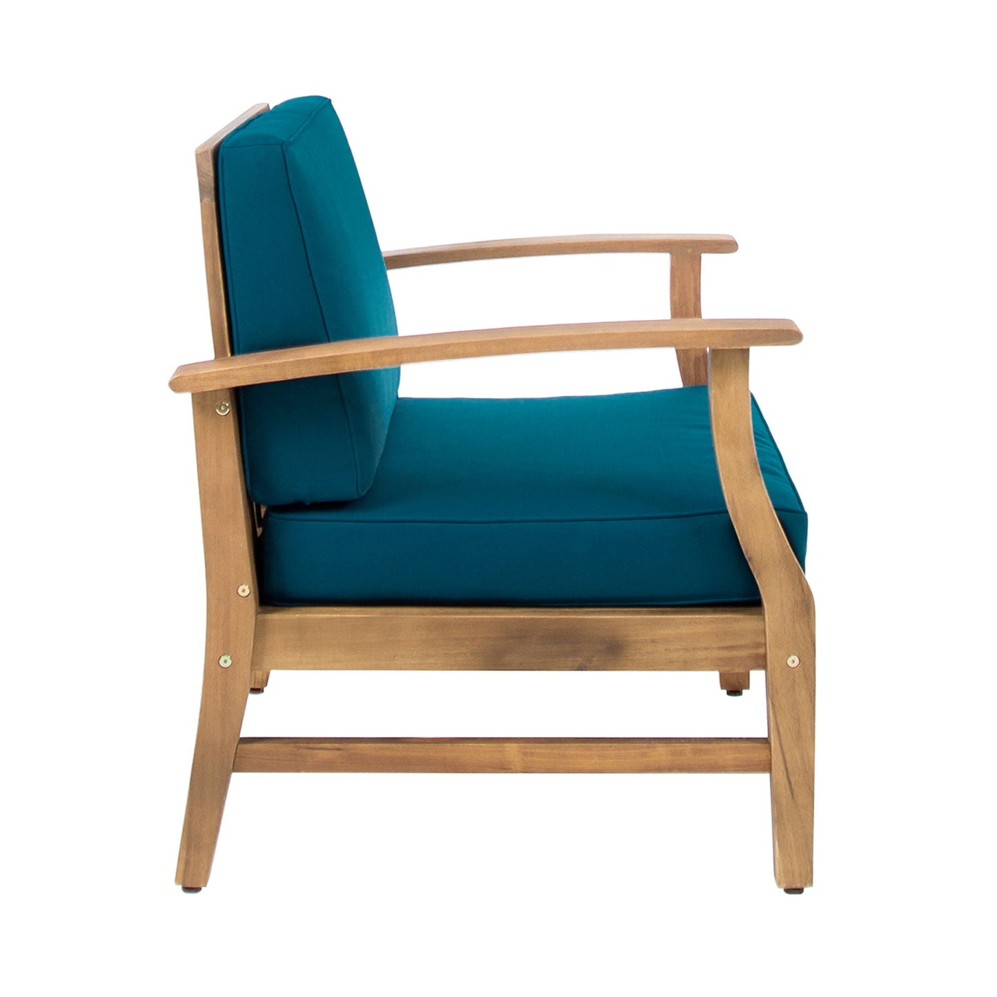Perla Contemporary Club Chair with Water Resistant Cushion