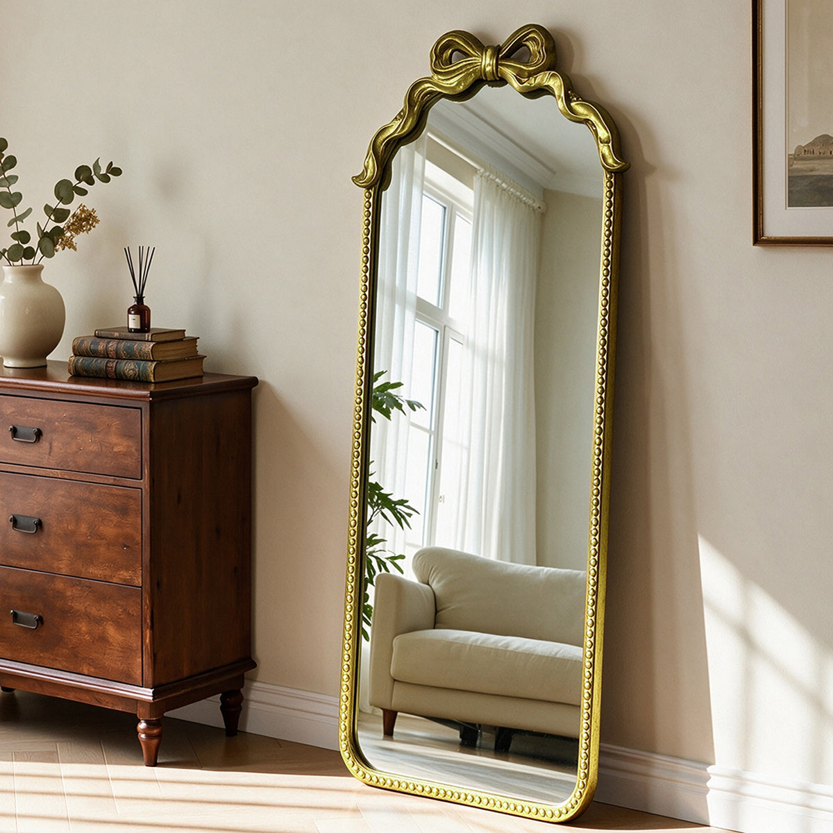 Gold Ornate Full Length Mirror
