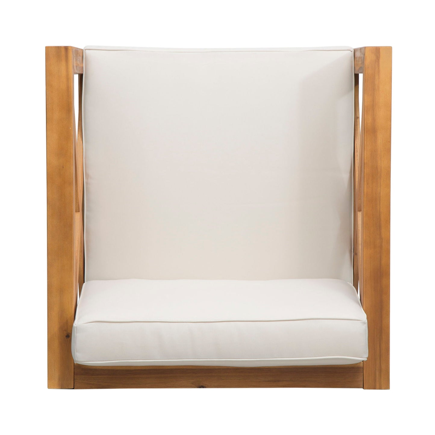 Brava Mid-Century Modern Club Chair with Water Resistant Cushions