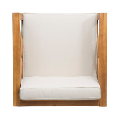 Brava Mid-Century Modern Club Chair with Water Resistant Cushions