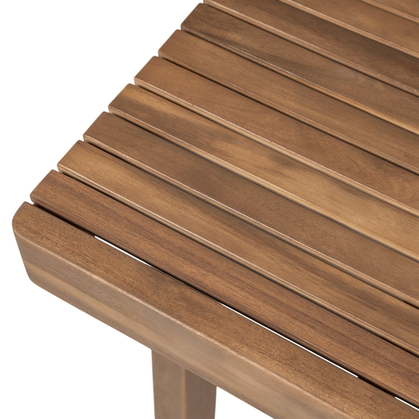 7-Piece Outdoor Patio Dining Set, 69" Acacia Wood Rectangular Table & 6 Chairs