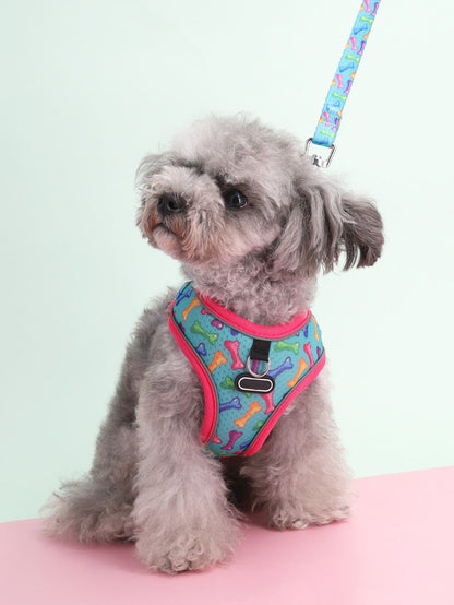 Pet's Chest-back Traction Dog Walking Chest Strap