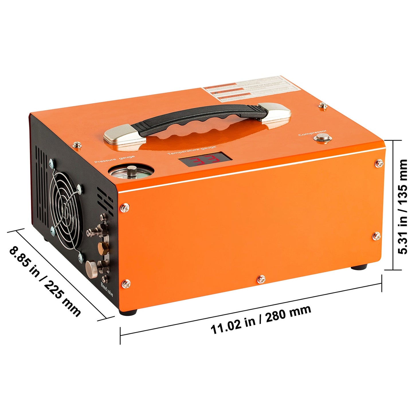 PCP Air Compressor, 4500PSI Portable with Auto-Stop and Built-In Converter